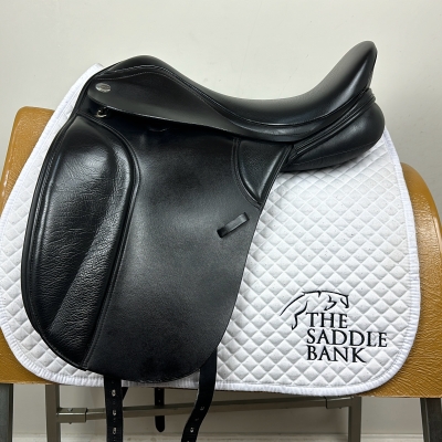 Image of 17.5 inch Thorowgood T8 Low Wither Dressage LDM Black Adjustable