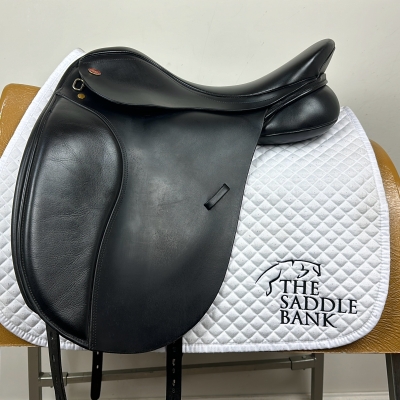 Image of 17.5 inch Kent and Masters Original High Wither Dressage HDR Black Adjustable