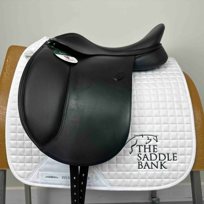 Image of 17.5 inch Arena Cob Dressage Black Adjustable