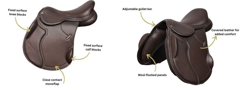 Cavaletti Monoflap Jump Saddles