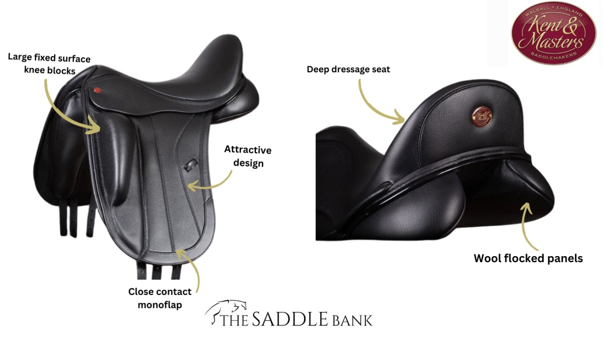 Kent and Masters Dressage Saddle