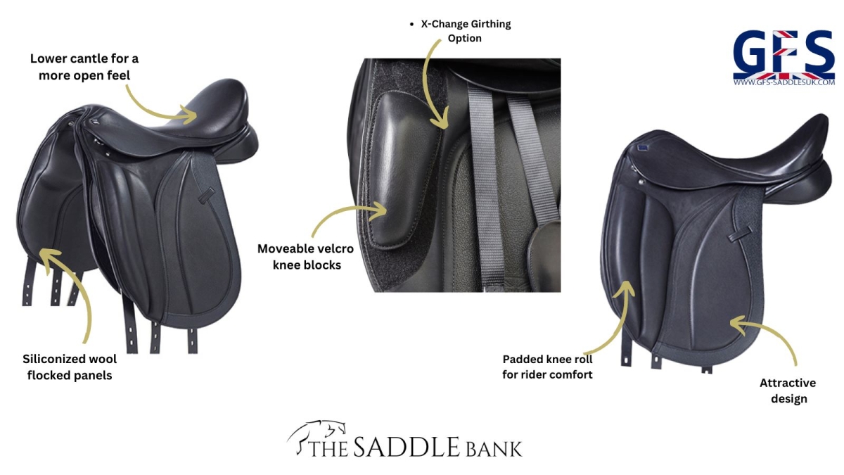 GFS Monarch dressage saddle