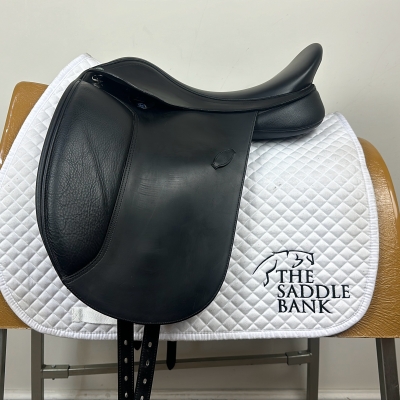 Image of 17.5 inch Arena Cob Dressage Black Adjustable