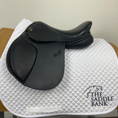 Image of 15 inch Walsall Riding Saddle Company Adjustable Pony Jump Black Adjustable