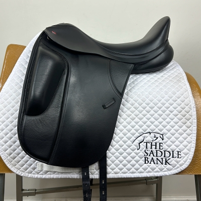 Image of 17.5 inch Thorowgood T8 Low Wither Dressage with Surface Mounted Block LDS Black Adjustable