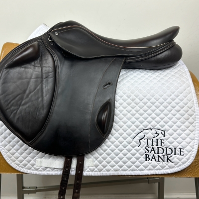 Image of 18 inch Loxley Eventer Monoflap Brown Medium Wide