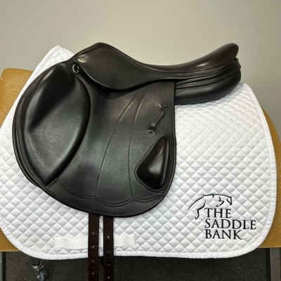 Image of 17.5 inch Harry Dabbs Italiano Platinum Mono Jump Brown Medium Wide