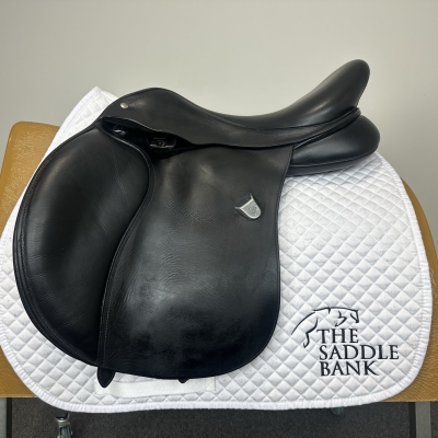 Image of 17 inch Bates All Purpose SC Square Cantle Heritage Black Adjustable