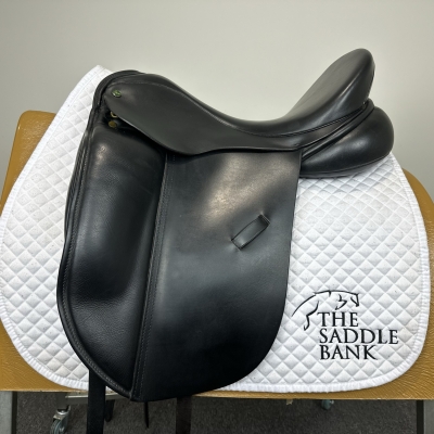 Image of 17.5 inch Ideal Suzannah Dressage Black Extra Wide