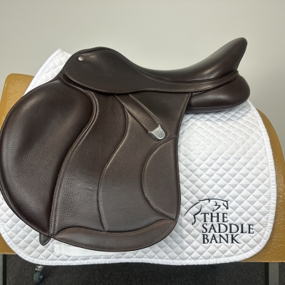 Image of 17 inch Bates All Purpose SC Square Cantle Opulence + Brown Adjustable