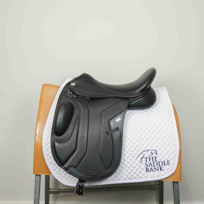 Image of 17 inch GFS Premier Dressage Deep Seat S810 Black Adjustable
