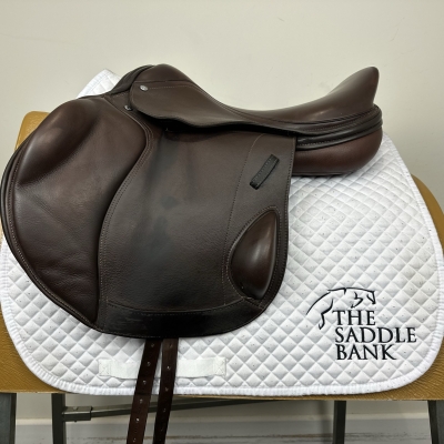 Image of 17.5 inch Loxley Foxhunter Monoflap Brown Extra Wide