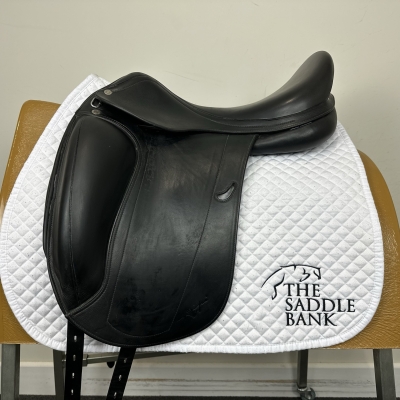 Image of 17.5 inch Equipe Emporio Monoflap Dressage Black Medium