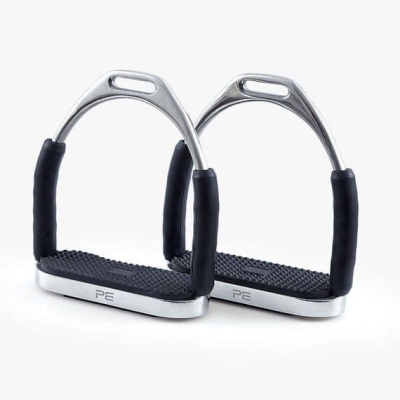 Image of Premier Equine Stainless Steel Flexi Stirrups
