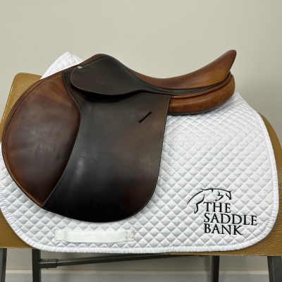 Image of 17.5 inch Butet Jump Semi-Flat Seat Brown Medium Wide