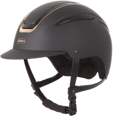 Image of Evoke Callisto Classic Peak Black Rose Gold