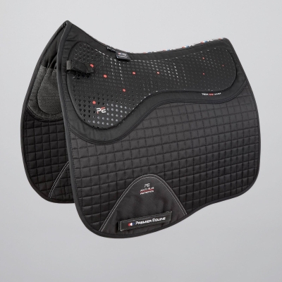 Image of Premier Equine Close Contact Tech Grip Pro Anti-Slip Dressage Saddle Pad