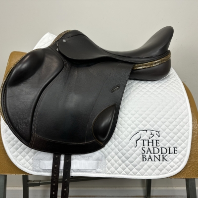 Image of 17.5 inch Loxley Foxhunter Monoflap Brown Medium Wide