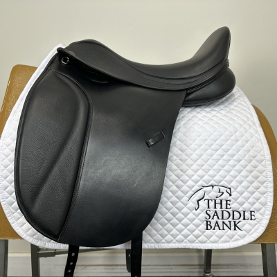 Image of 17.5 inch Kent and Masters S-Series Low Profile Dressage Moveable Block LDM Black Adjustable