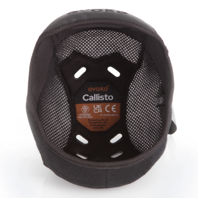 Image of Evoke Callisto Removeable Crown Padded Helmet Liner Navy