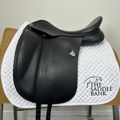 Image of 18 inch Bates Wide Dressage Heritage Black Adjustable