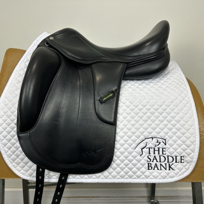 Image of 17 inch Amerigo Vega Dressage Siena Monoflap Black Medium