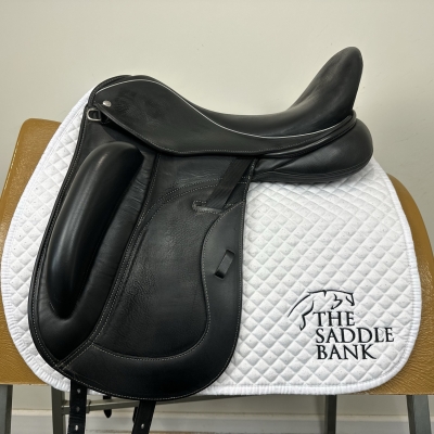 Image of 17.5 inch Custom Saddlery Wolfgang Matrix Monoflap Black Medium