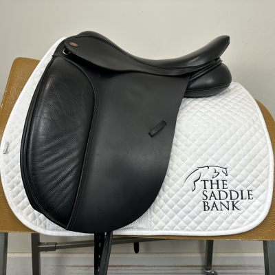 Image of 17.5 inch Kent and Masters Original Cob Dressage MDX Black Adjustable