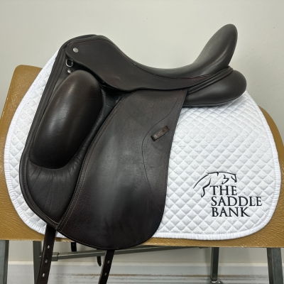 Image of 17.5 inch Custom Saddlery Everest R Brown Medium Wide