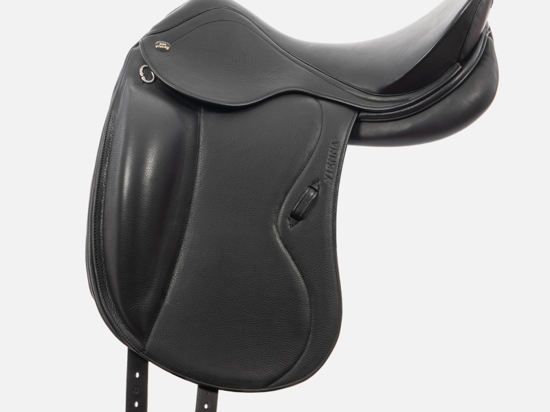 John Whitaker Vienna Dressage Adjustable Gullet Saddle, dressage saddle from The Saddle Bank