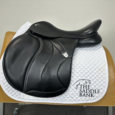 Image of 17.5 inch Bates All Purpose SC Square Cantle Opulence + Black Adjustable