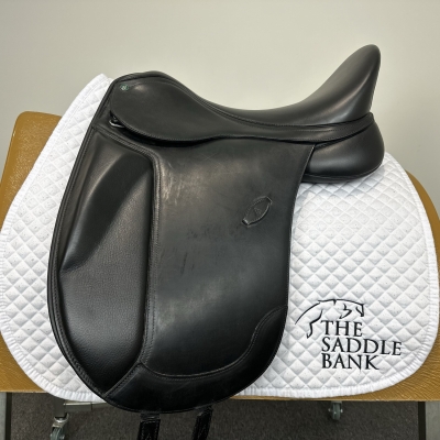 Image of 17.5 inch Arena Monoflap Dressage Black Adjustable