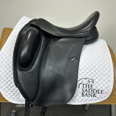 Image of 17.5 inch Loxley Dressage Monoflap Black Adjustable