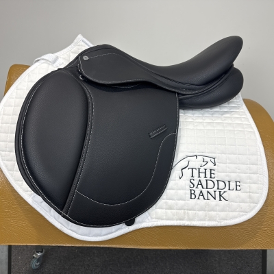 Image of 17 inch Premier Equine Bourges Synthetic GP Black Adjustable