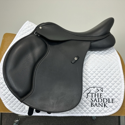 Image of 17 inch Wintec 500 Square Cantle SC AP All Purpose Black Adjustable