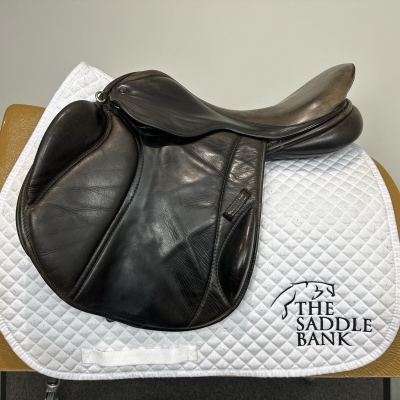 Image of 17.5 inch Pony Cob Horse Jump Brown Medium Wide