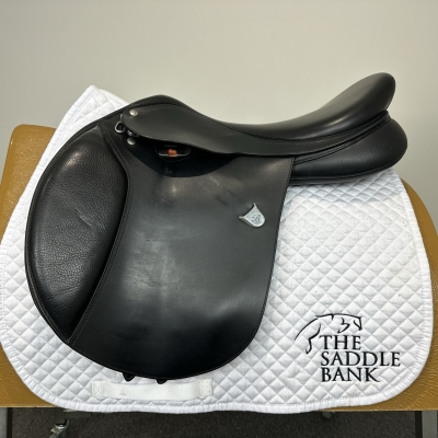 Image of 18 inch Bates Caprilli Close Contact Heritage Black Adjustable