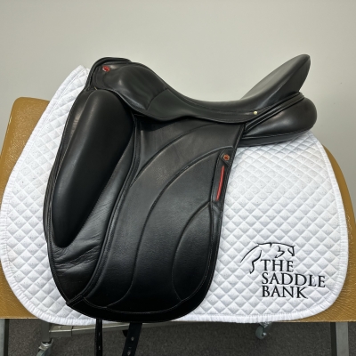 Image of 17.5 inch Albion Revelation Red Label Dressage Black Medium Wide