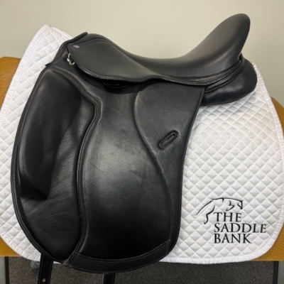 Image of 17 inch Cavaletti Collection Monoflap Dressage Black Adjustable